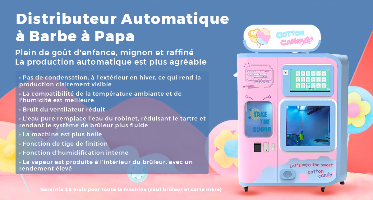 Distributeur Automatique de Barbe à Papa